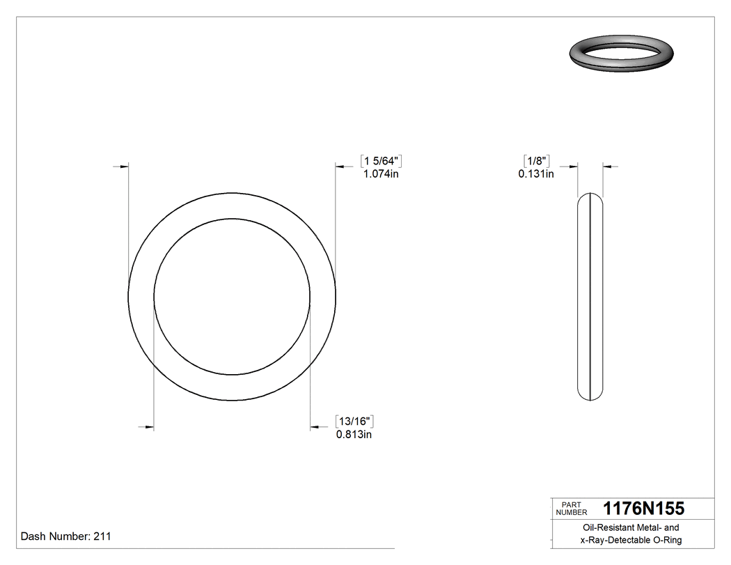 Technical drawing - 1176N155